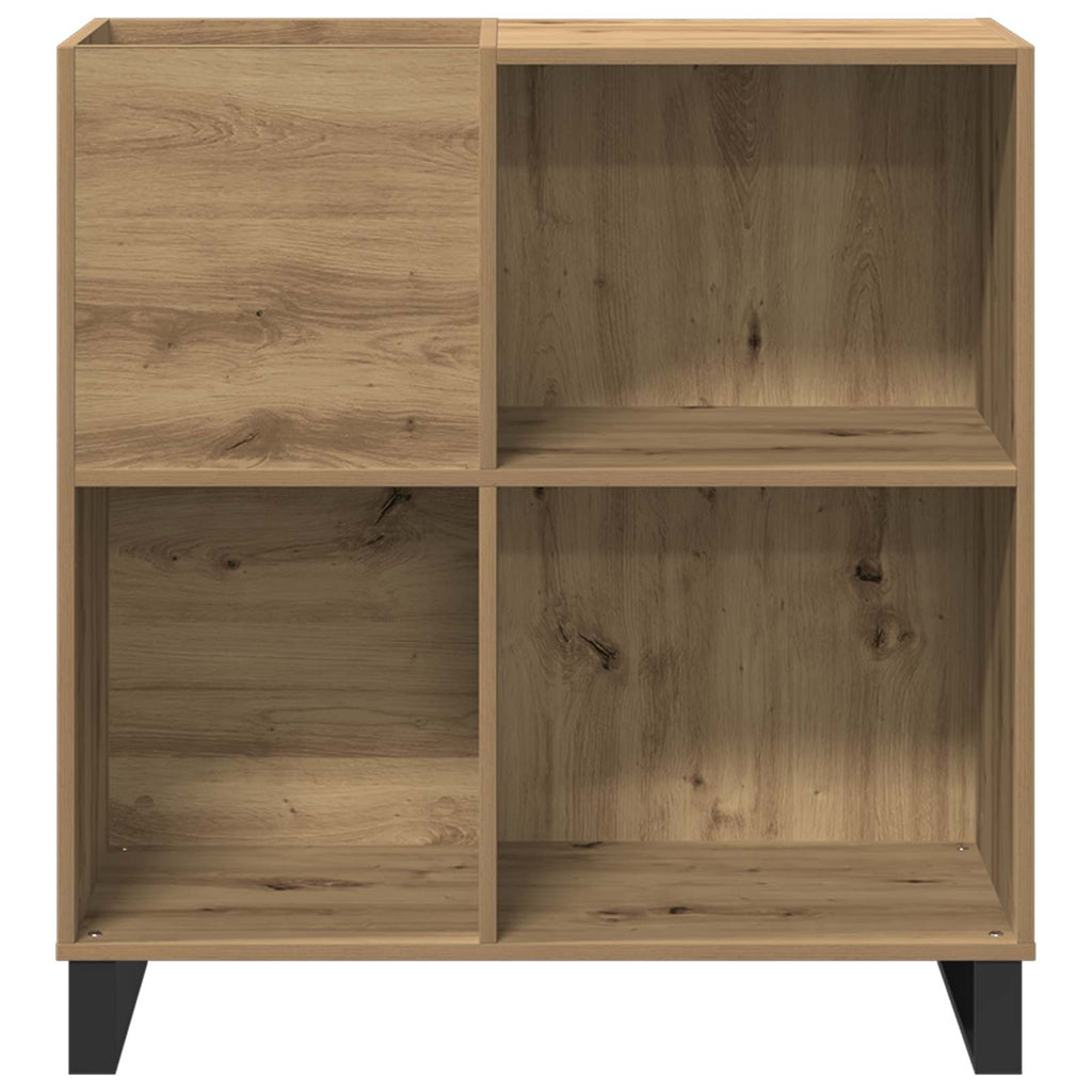 vidaXL Szafka na płyty winylowe z półką dąb artisan 84,5 x 38 x 89 cm