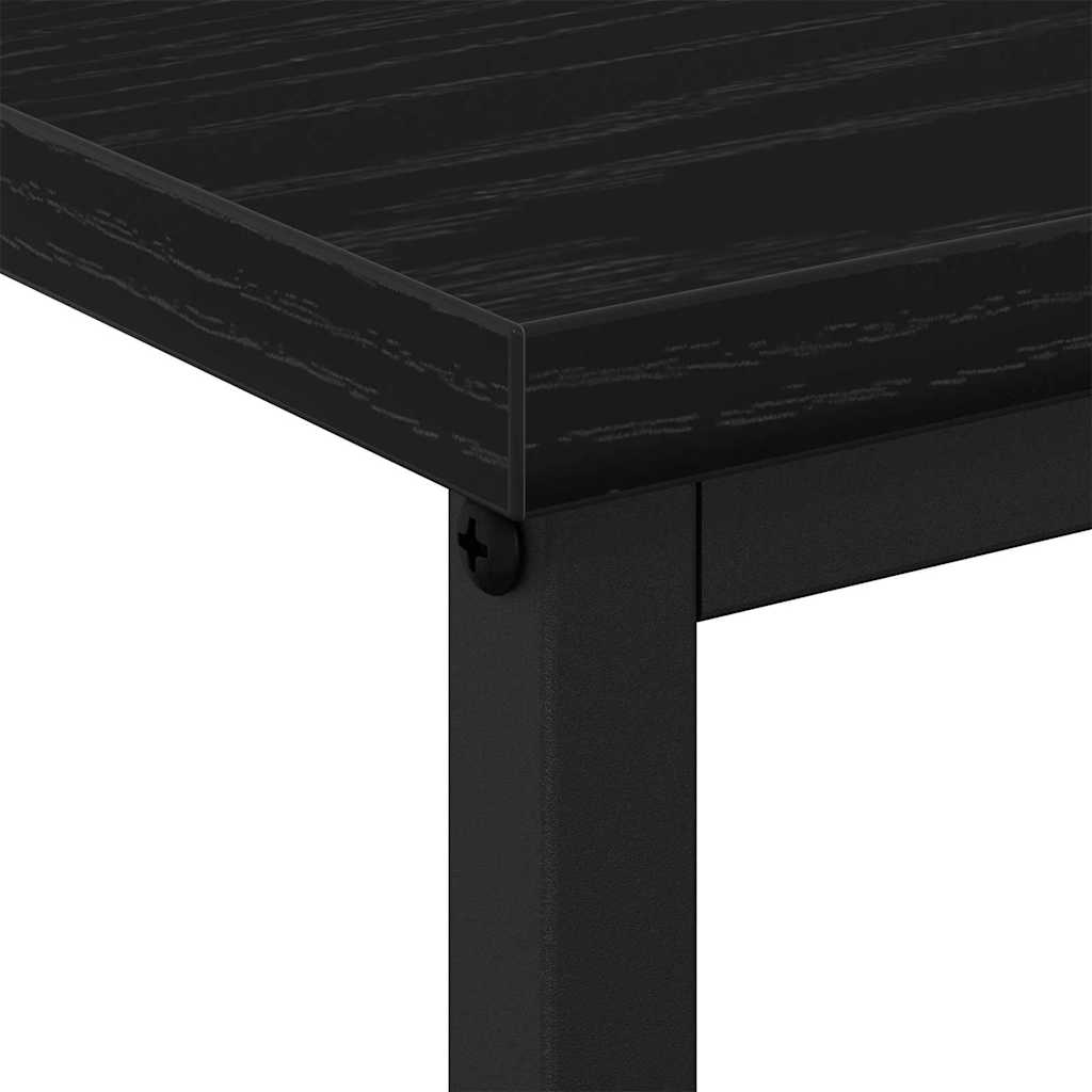 vidaXL Szafka Nocna 2 pcs Czarny Dąb 41 x 31 x 80 cm