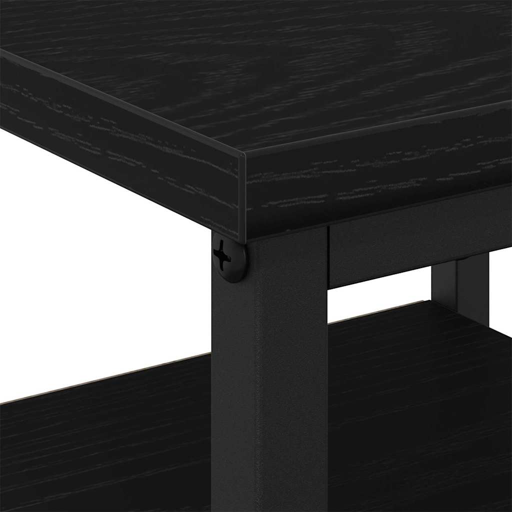 vidaXL Szafka Nocna z szufladą 2 pcs Czarny Dąb 34 x 36 x 50 cm
