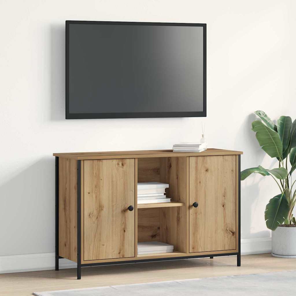 vidaXL Zestaw szafek RTV 101 x 35 x 65 cm Dąb rzemieślniczy