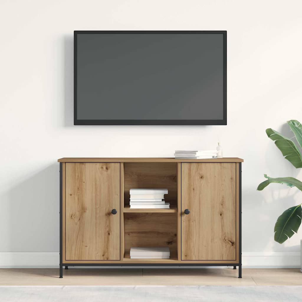 vidaXL Zestaw szafek RTV 101 x 35 x 65 cm Dąb rzemieślniczy