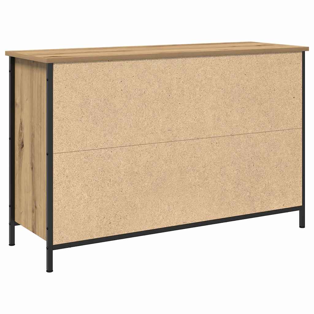 vidaXL Zestaw szafek RTV 101 x 35 x 65 cm Dąb rzemieślniczy