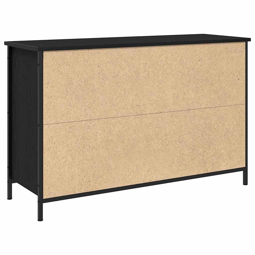 vidaXL Zestaw szafek RTV Czarny Dąb 101 x 35 x 65 cm