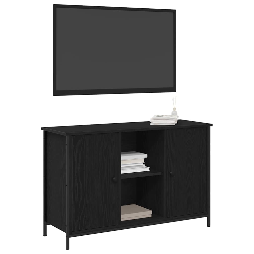 vidaXL Zestaw szafek RTV Czarny Dąb 101 x 35 x 65 cm