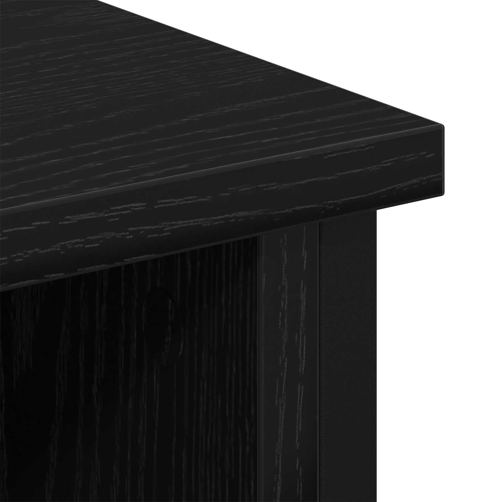 vidaXL Zestaw szafek RTV Czarny Dąb 100 x 35 x 45 cm
