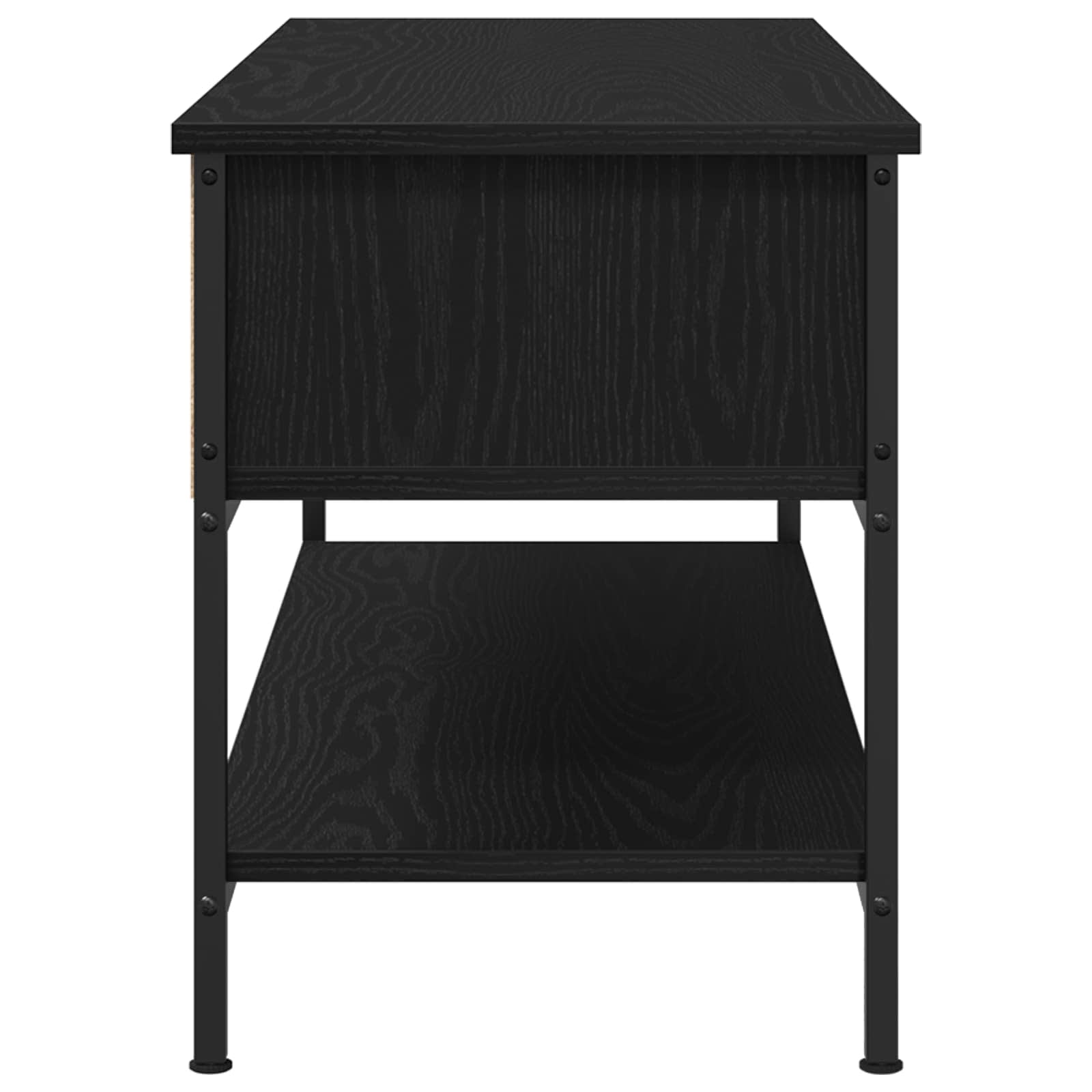 vidaXL Zestaw szafek RTV Czarny Dąb 100 x 35 x 45 cm