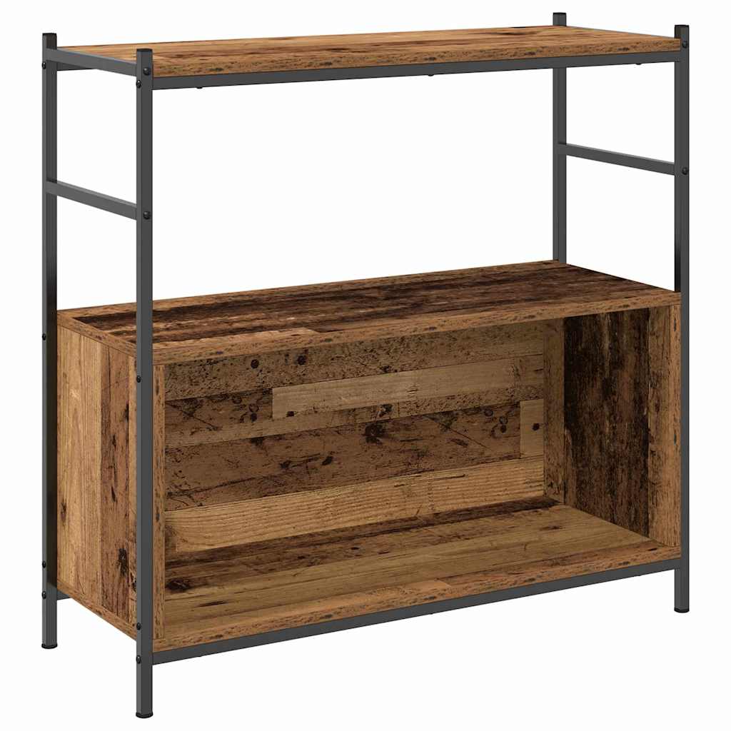 vidaXL Półka na książki Dąb wędzony 80 x 30 x 78,5 cm