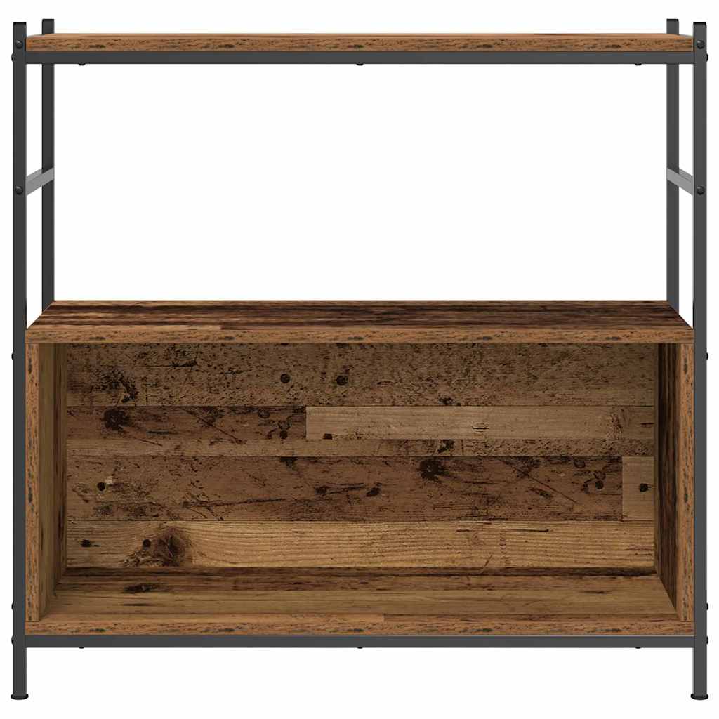 vidaXL Półka na książki Dąb wędzony 80 x 30 x 78,5 cm