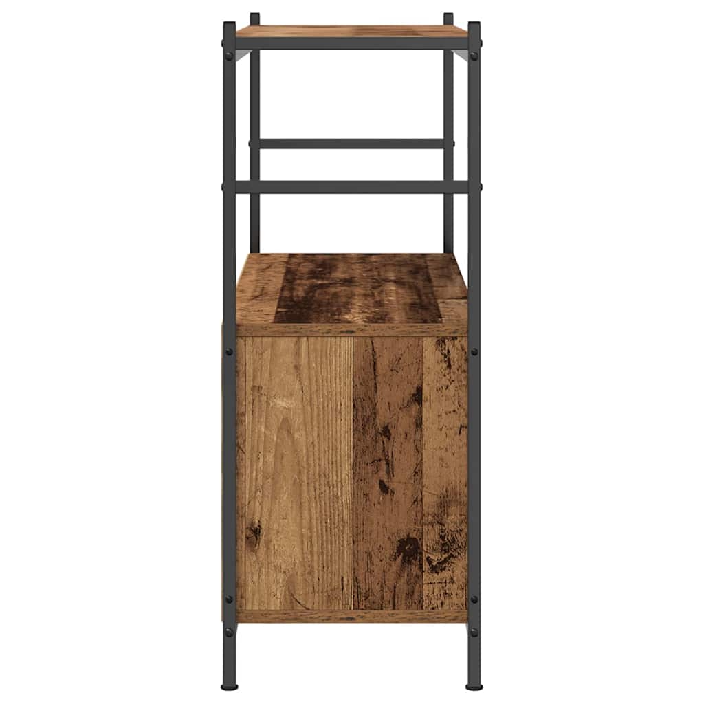 vidaXL Półka na książki Dąb wędzony 80 x 30 x 78,5 cm