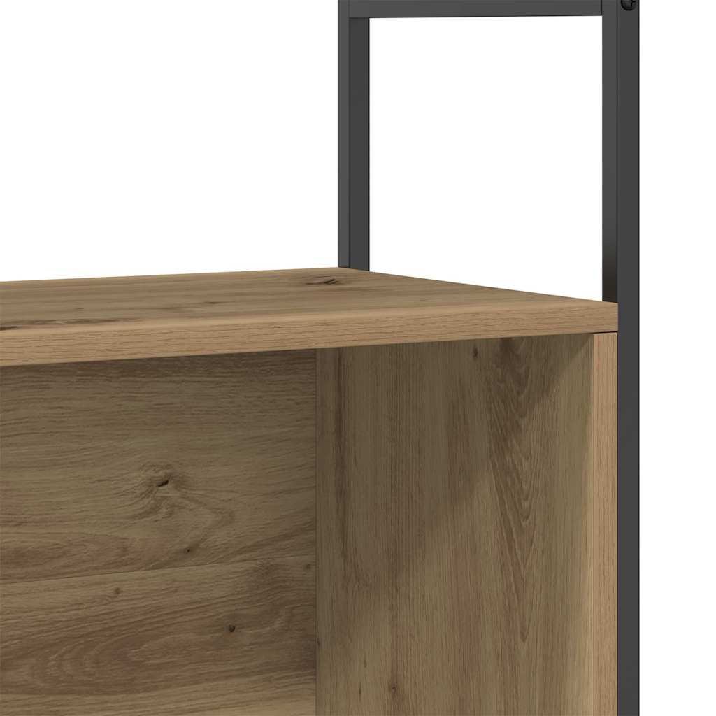 vidaXL Półka na książki Dąb rzemieślniczy 80 x 30 x 78,5 cm