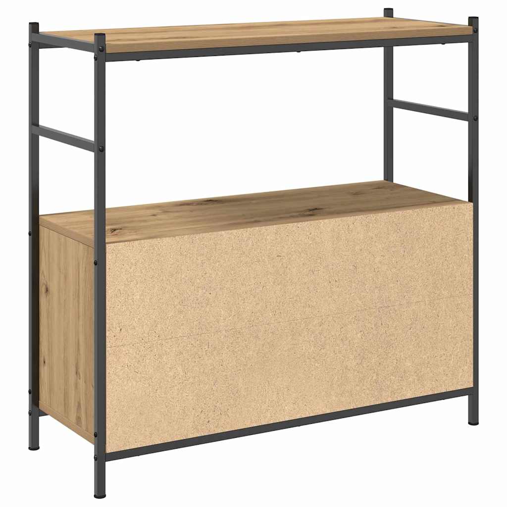 vidaXL Półka na książki Dąb rzemieślniczy 80 x 30 x 78,5 cm