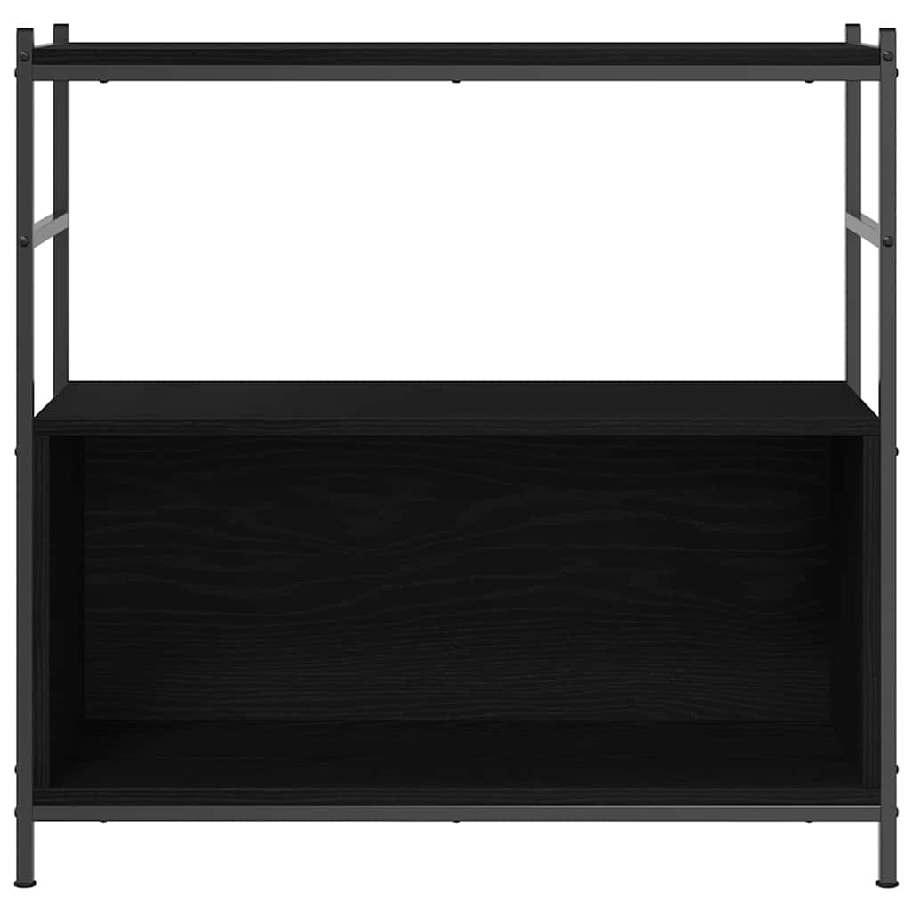 vidaXL Półka na książki Czarny dąb 80 x 30 x 78.5 cm