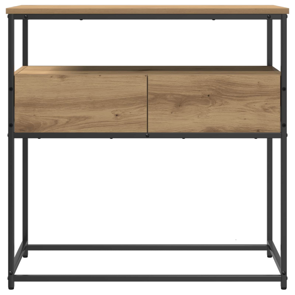 vidaXL Konsola Dąb rzemieślniczy 75 x 40 x 75 cm Drewno inżynieryjne