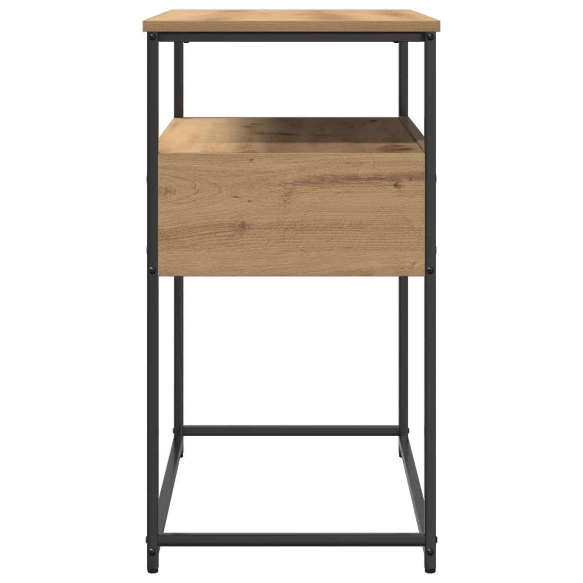 vidaXL Konsola Dąb rzemieślniczy 75 x 40 x 75 cm Drewno inżynieryjne