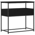 vidaXL Konsola Czarny Dąb 75 x 40 x 75 cm Materiał drewnopochodny