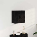 vidaXL Szafka wisząca Montowane na ścianie Czarny Dąb 60 x 31 x 60 cm