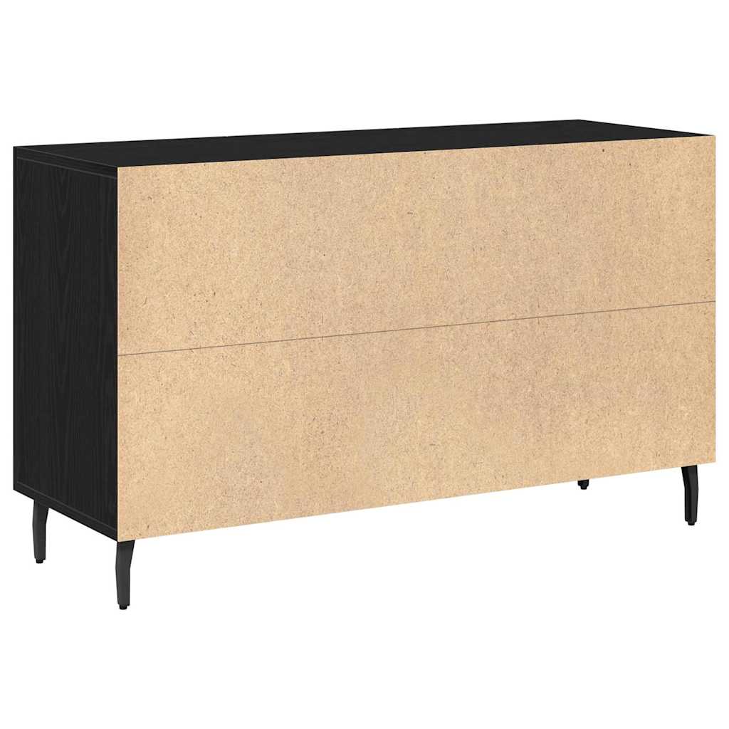 vidaXL Bufet Czarny Dąb 100 x 36 x 60 cm Materiał drewnopochodny