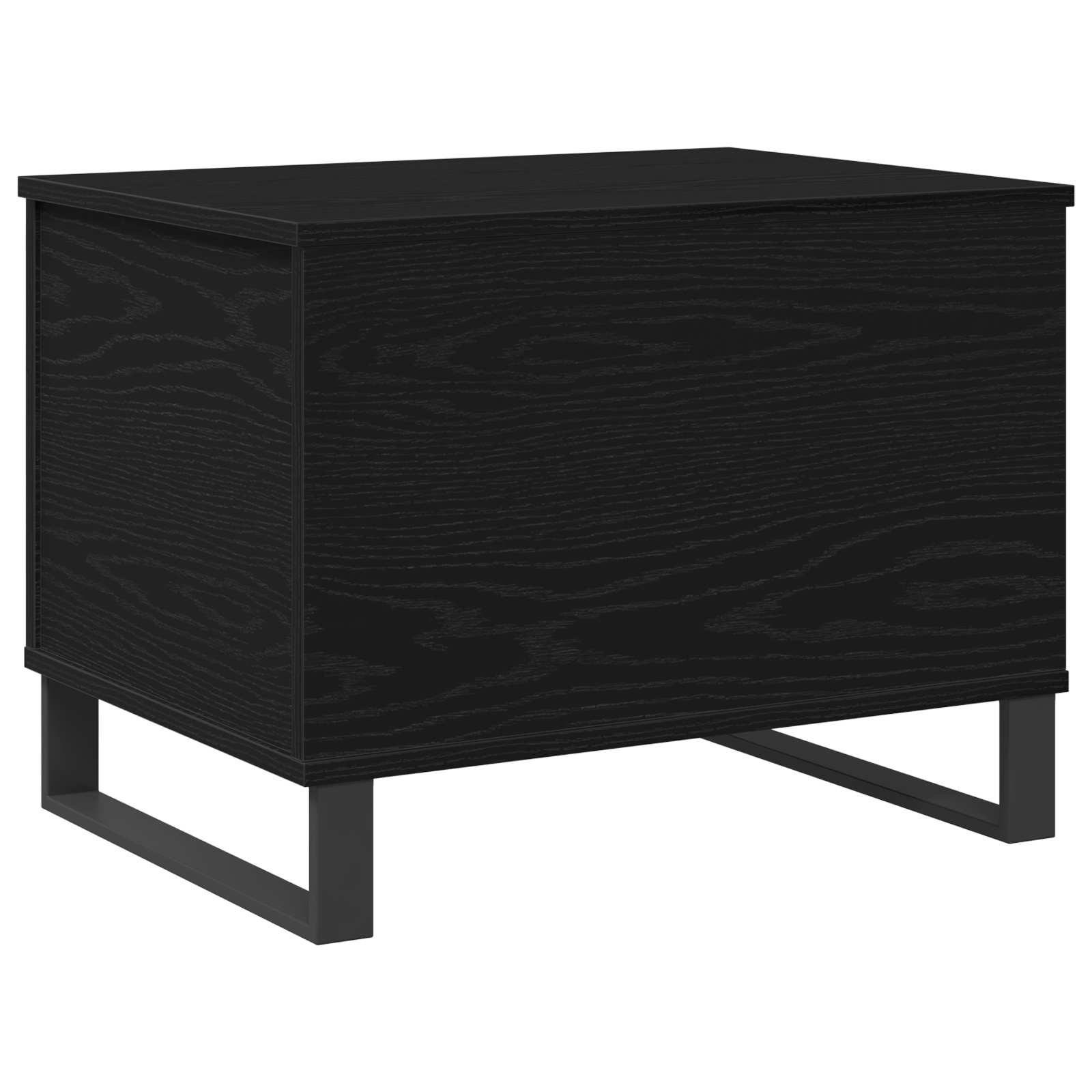 vidaXL Stolik kawowy Czarny Dąb 60 x 44,5 x 45 cm