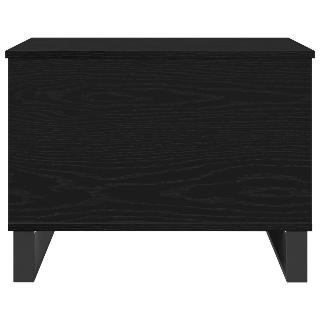 vidaXL Stolik kawowy Czarny Dąb 60 x 44,5 x 45 cm