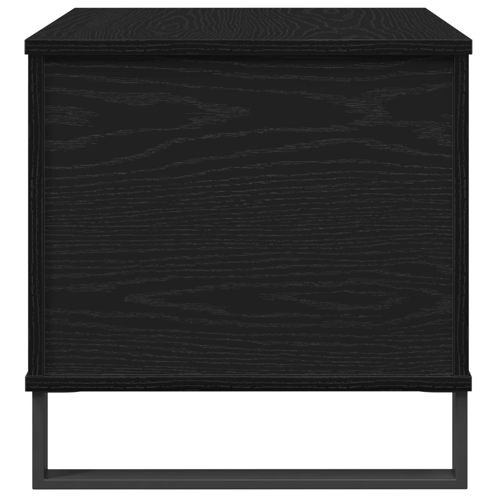 vidaXL Stolik kawowy Czarny Dąb 60 x 44,5 x 45 cm