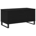 vidaXL Stolik kawowy Czarny Dąb 90 x 44,5 x 45 cm