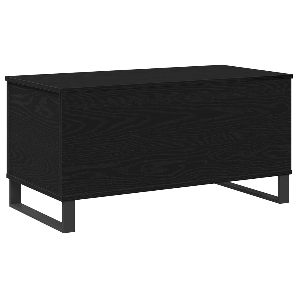 vidaXL Stolik kawowy Czarny Dąb 90 x 44,5 x 45 cm
