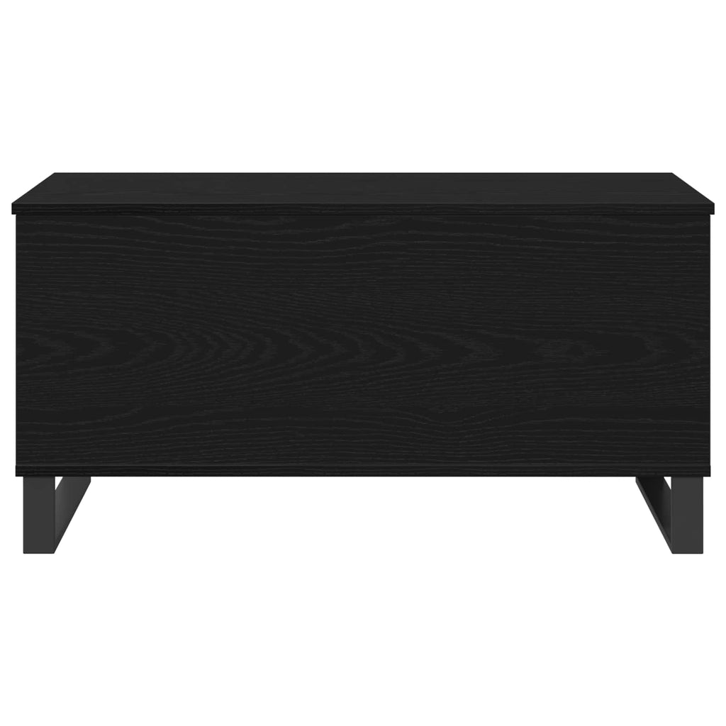 vidaXL Stolik kawowy Czarny Dąb 90 x 44,5 x 45 cm