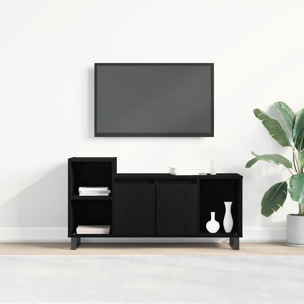 vidaXL Zestaw szafek RTV Czarny Dąb 100 x 35 x 55 cm
