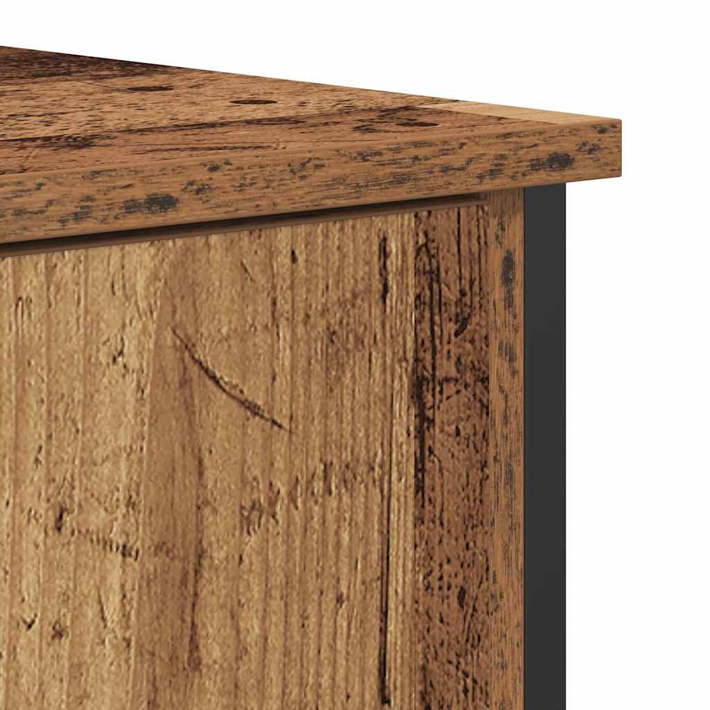 vidaXL Bufet Stare drewno 70 x 30 x 80 cm Materiał drewnopochodny