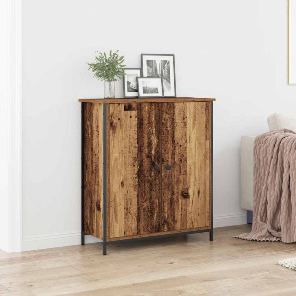 vidaXL Bufet Stare drewno 70 x 30 x 80 cm Materiał drewnopochodny
