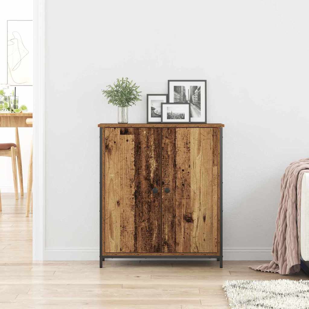 vidaXL Bufet Stare drewno 70 x 30 x 80 cm Materiał drewnopochodny