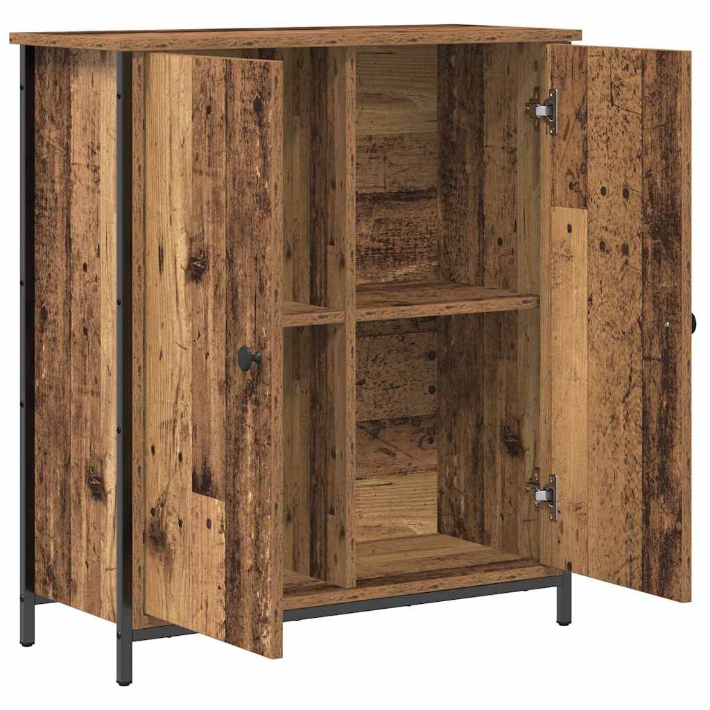 vidaXL Bufet Stare drewno 70 x 30 x 80 cm Materiał drewnopochodny