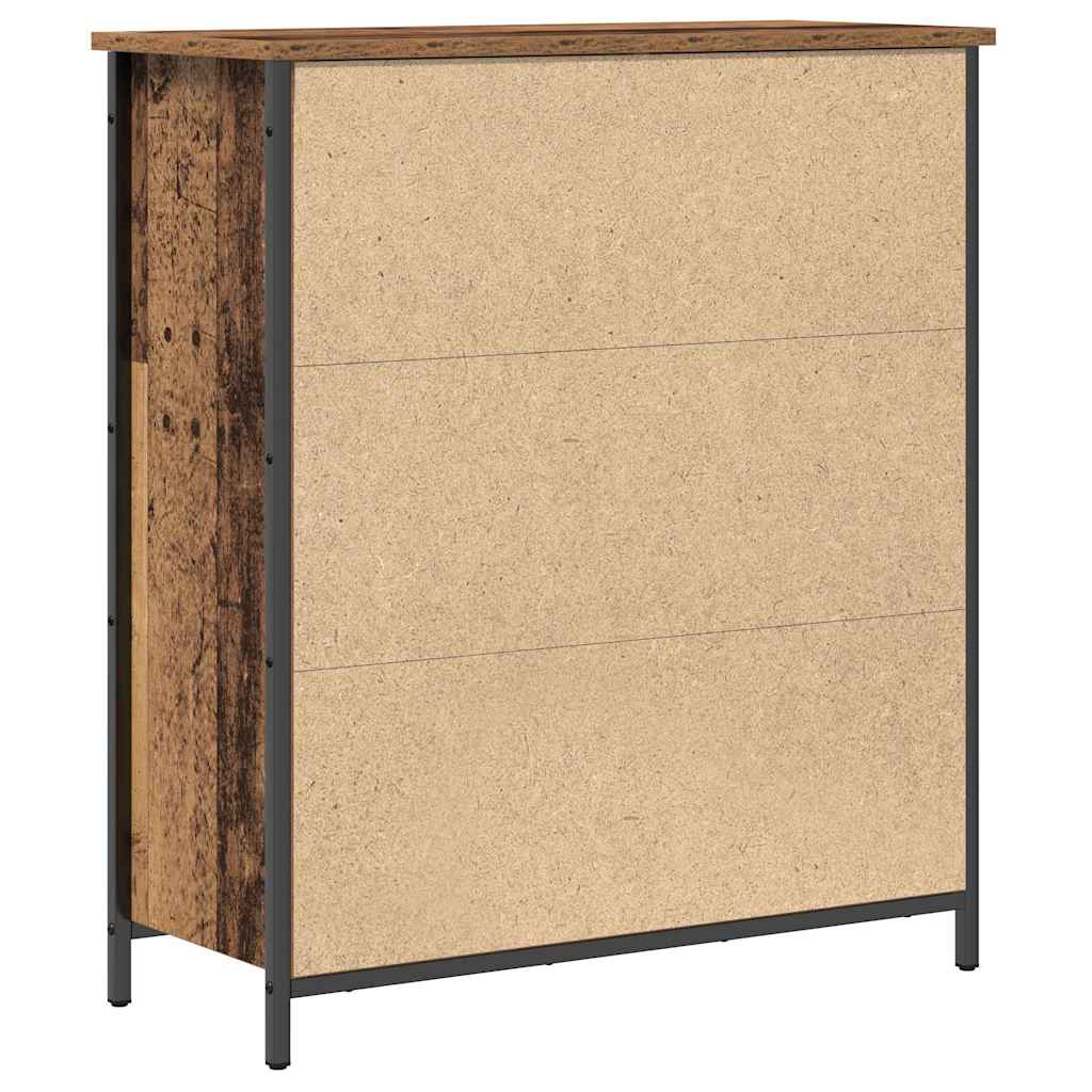 vidaXL Bufet Stare drewno 70 x 30 x 80 cm Materiał drewnopochodny