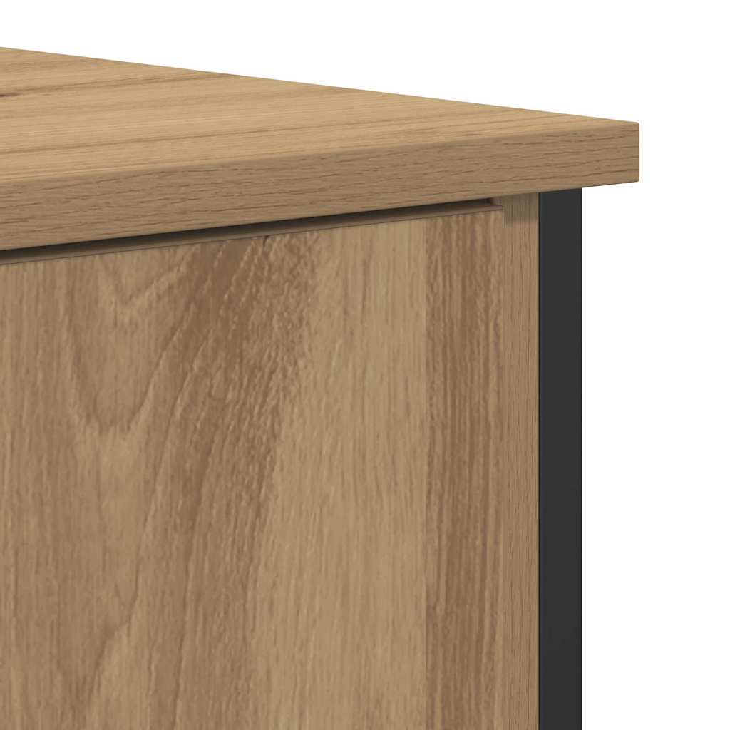 vidaXL Bufet Dąb rzemieślniczy 70 x 30 x 80 cm Materiał drewnopochodny