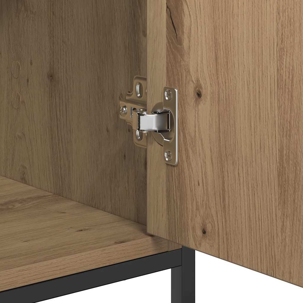 vidaXL Bufet Dąb rzemieślniczy 70 x 30 x 80 cm Materiał drewnopochodny
