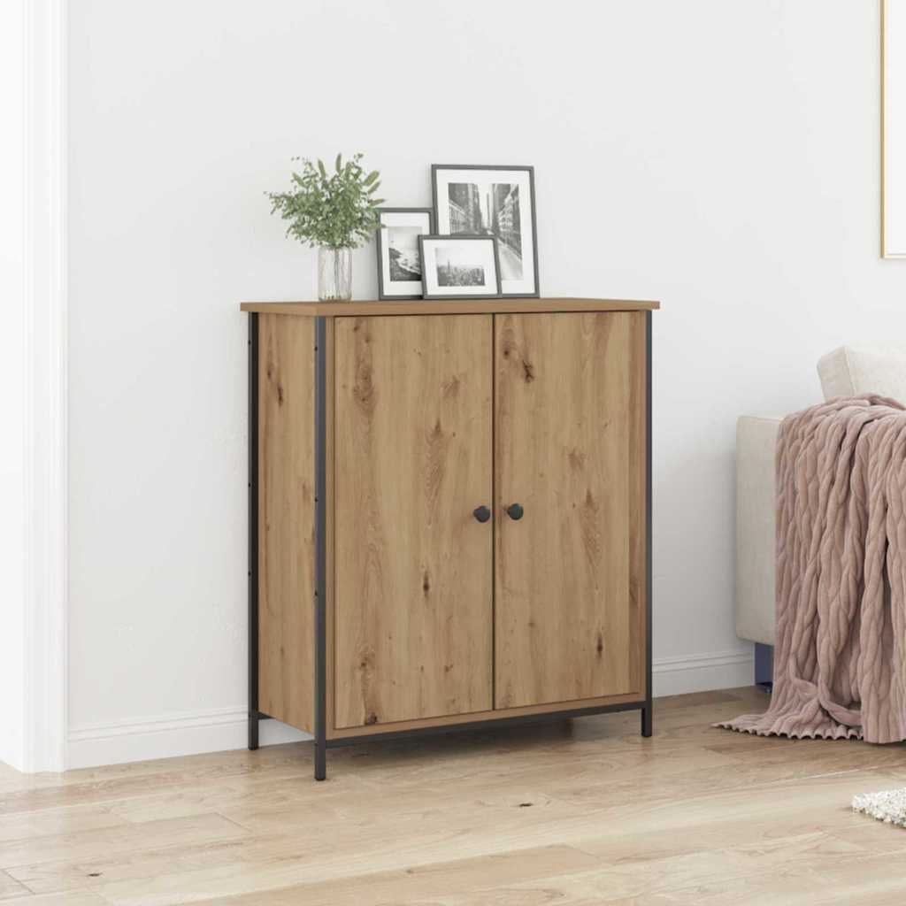 vidaXL Bufet Dąb rzemieślniczy 70 x 30 x 80 cm Materiał drewnopochodny