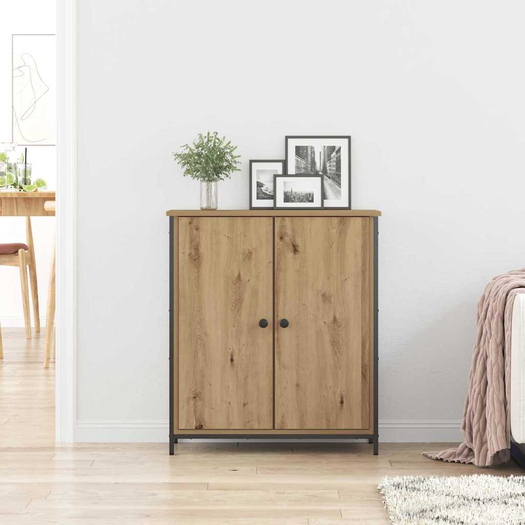 vidaXL Bufet Dąb rzemieślniczy 70 x 30 x 80 cm Materiał drewnopochodny