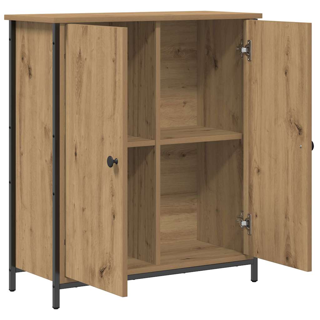 vidaXL Bufet Dąb rzemieślniczy 70 x 30 x 80 cm Materiał drewnopochodny