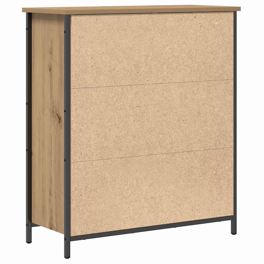 vidaXL Bufet Dąb rzemieślniczy 70 x 30 x 80 cm Materiał drewnopochodny