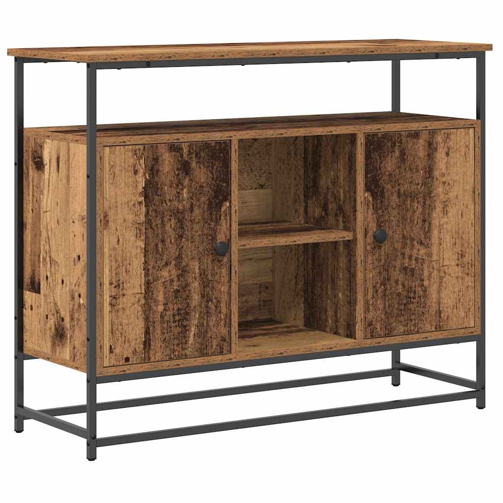 vidaXL Bufet Stare drewno 100 x 35 x 80 cm Materiał drewnopochodny