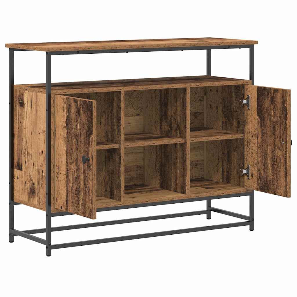 vidaXL Bufet Stare drewno 100 x 35 x 80 cm Materiał drewnopochodny