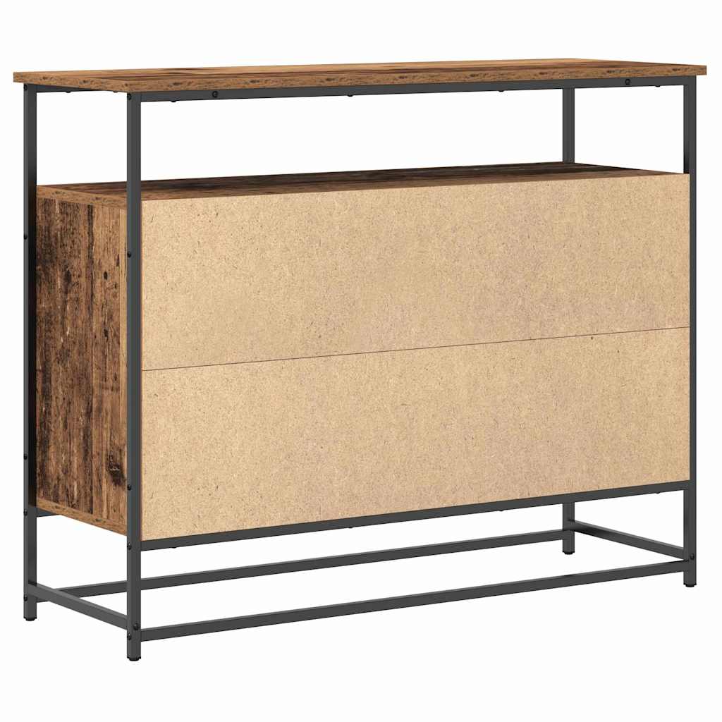 vidaXL Bufet Stare drewno 100 x 35 x 80 cm Materiał drewnopochodny