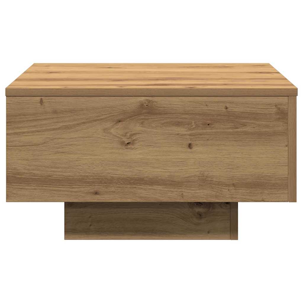 vidaXL Stolik kawowy Dąb rzemieślniczy 55 x 55 x 31 cm