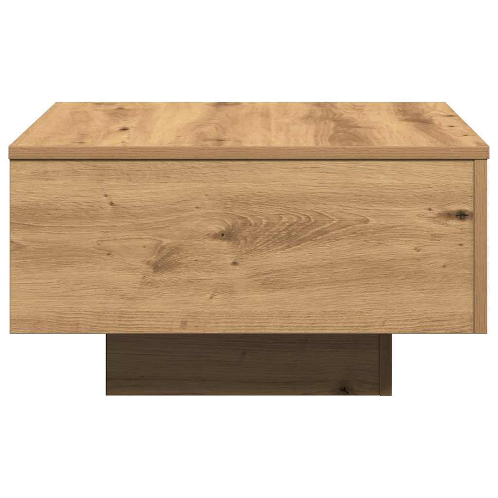 vidaXL Stolik kawowy Dąb rzemieślniczy 55 x 55 x 31 cm