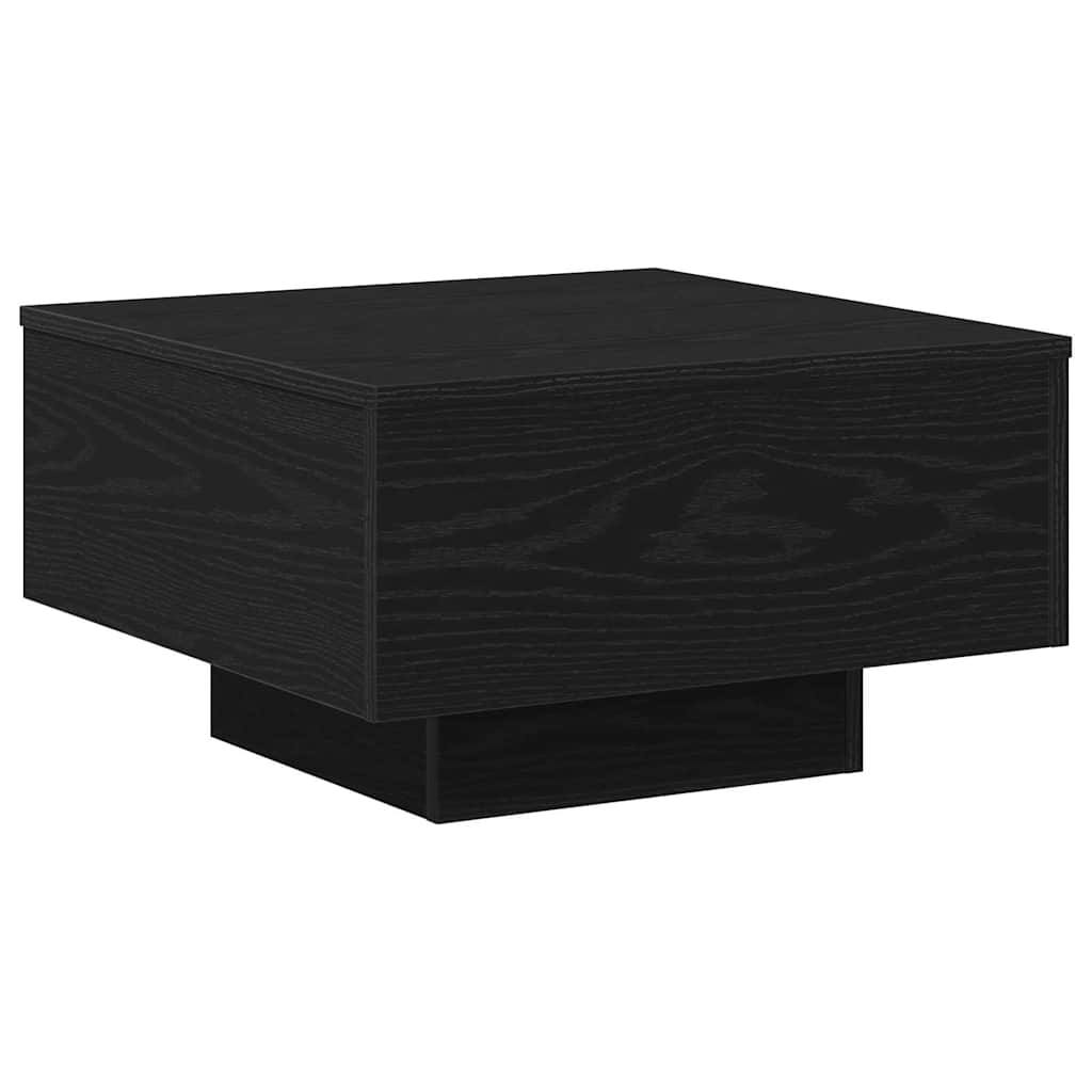 vidaXL Stolik kawowy Czarny Dąb 55 x 55 x 31 cm