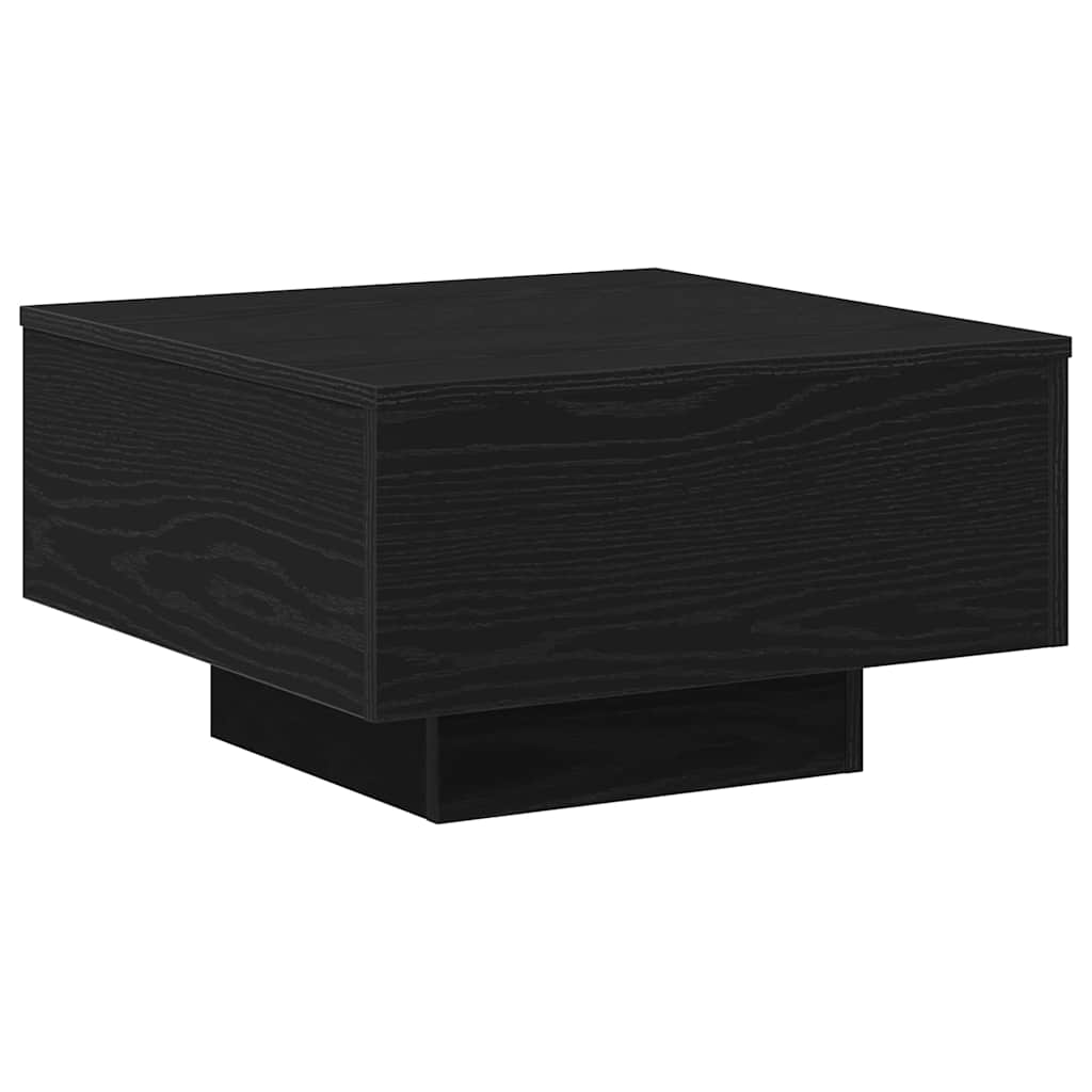 vidaXL Stolik kawowy Czarny Dąb 55 x 55 x 31 cm