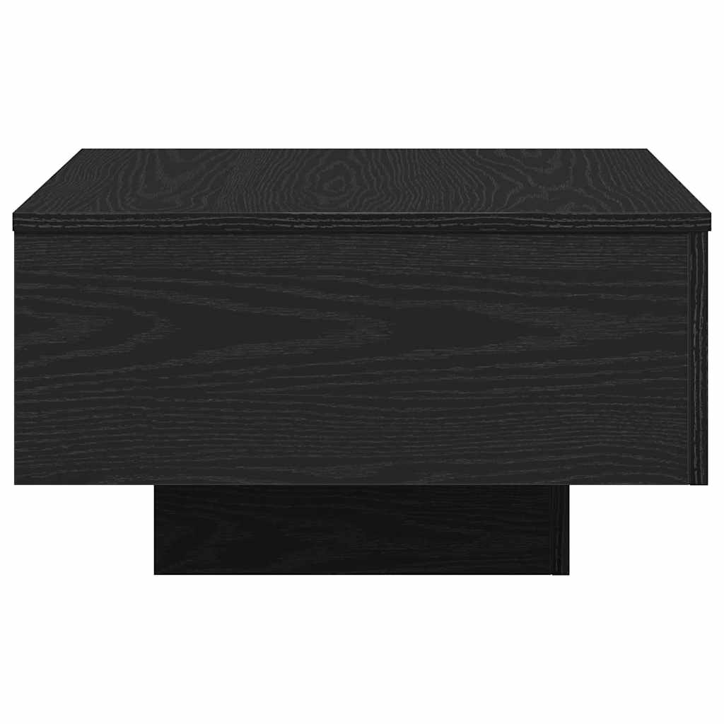 vidaXL Stolik kawowy Czarny Dąb 55 x 55 x 31 cm