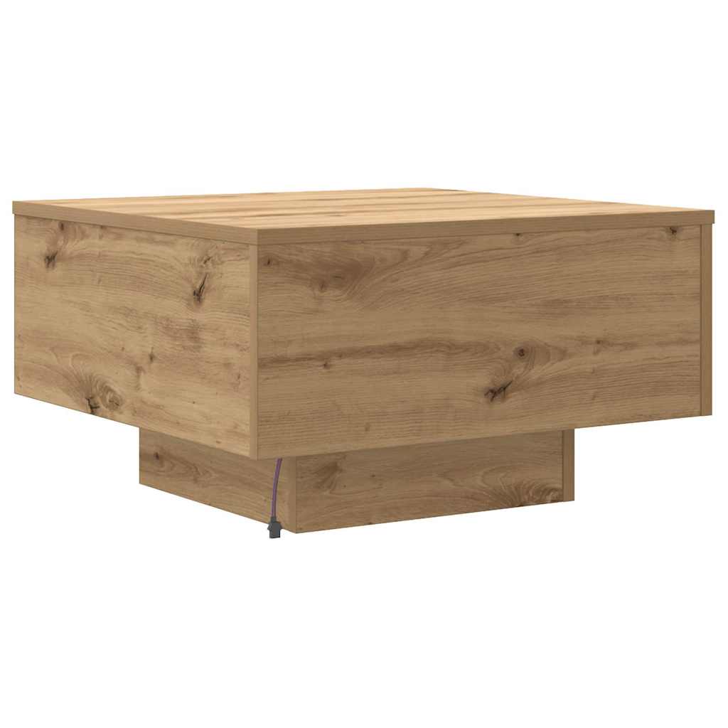 vidaXL Dąb artisan 55 x 55 x 31 cm Drewno inżynieryjne