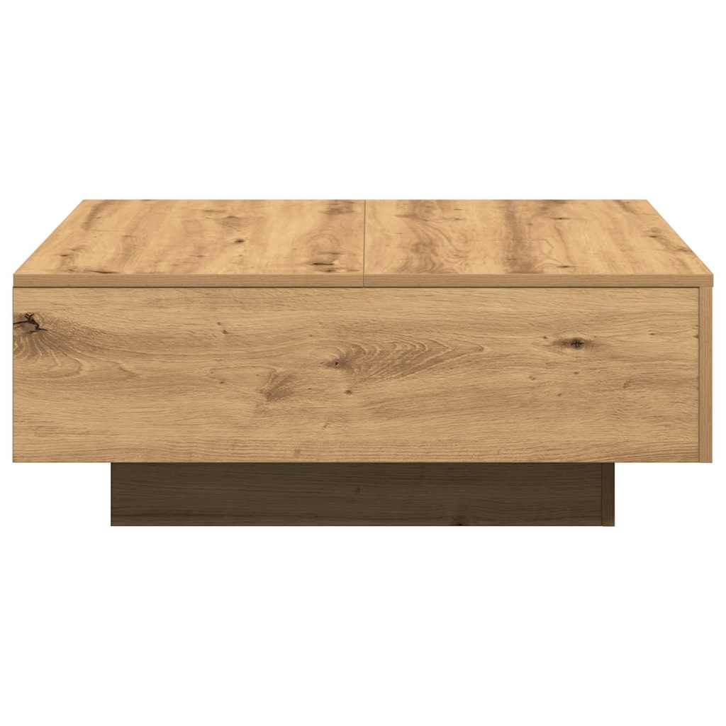 vidaXL Stolik kawowy Dąb rzemieślniczy 80 x 80 x 31 cm