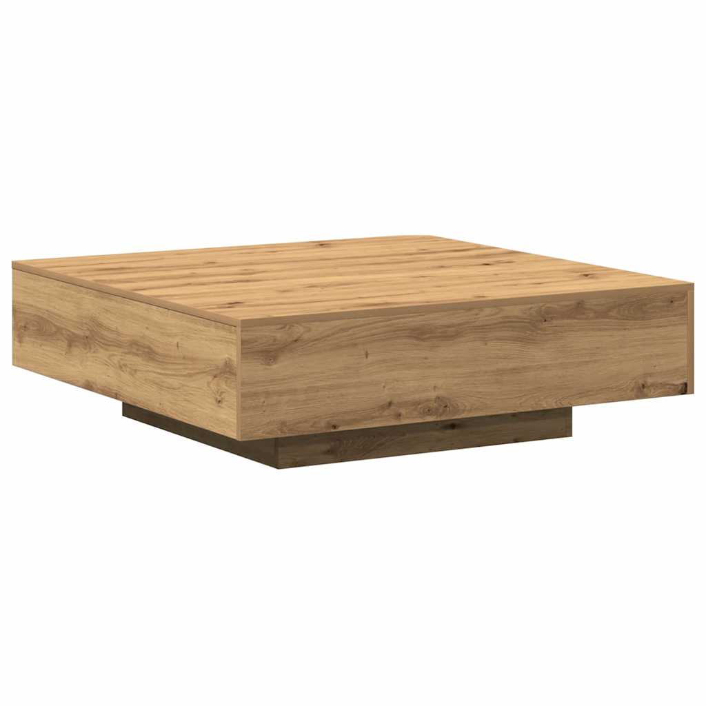 vidaXL Stolik kawowy Dąb rzemieślniczy 100 x 100 x 31 cm